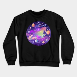 Galactic Unicorn Crewneck Sweatshirt